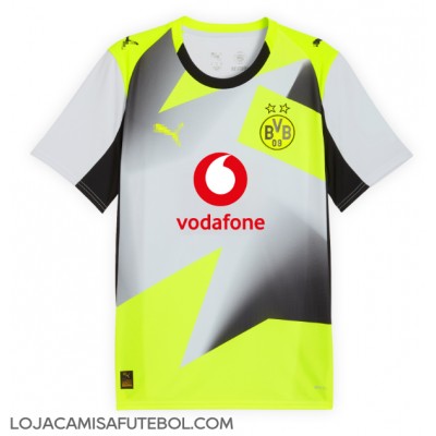 Camisa de Futebol Borussia Dortmund Karim Adeyemi #27 Equipamento Secundário 2025-26 Manga Curta Camisa de Futebol Borussia Dortmund Karim Adeyemi #27 Equipamento Secundário 2025-26 Manga Curta